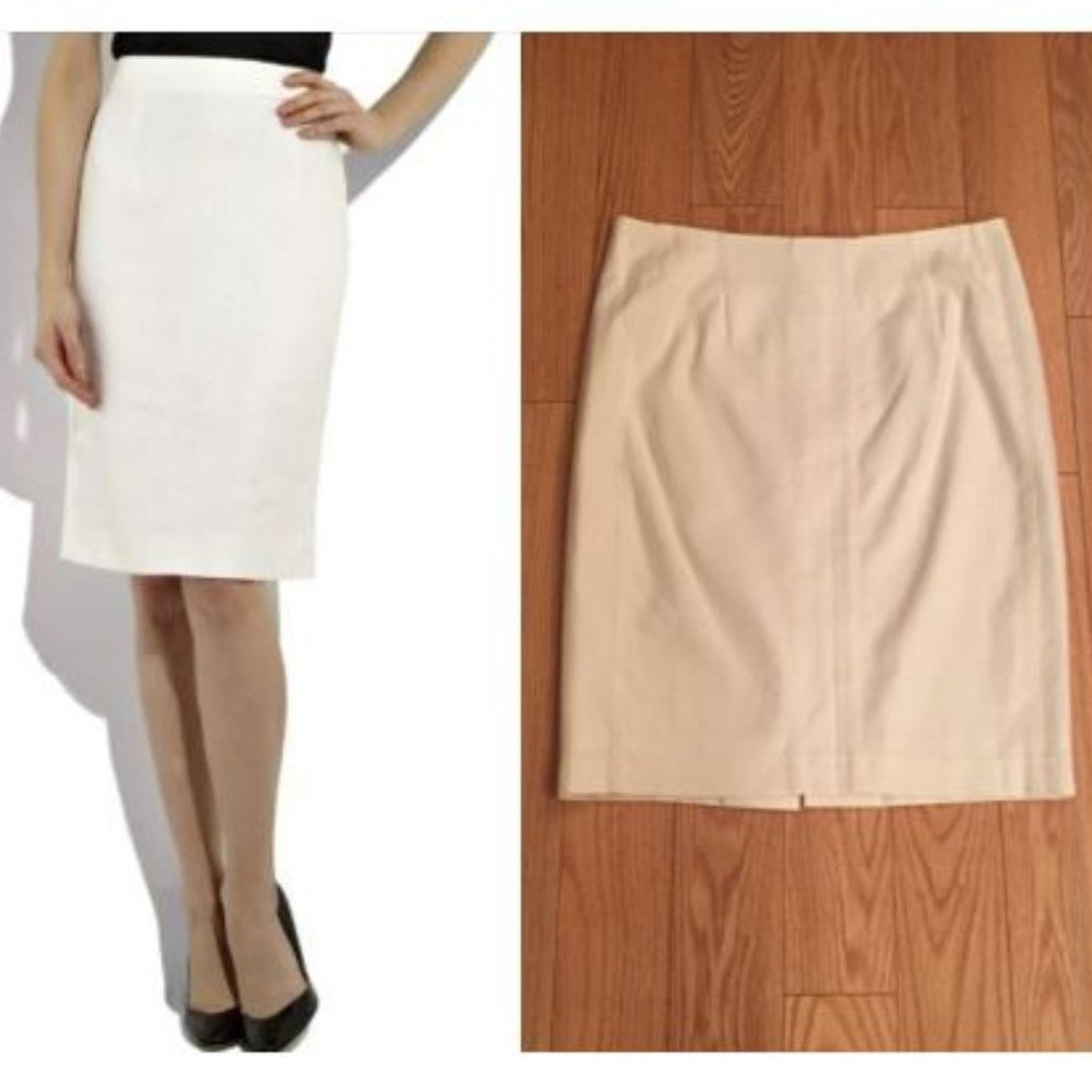 FEMME Linen Pencil Skirt - Lined - Size XS (FEMME Size 30) Made in Canada
